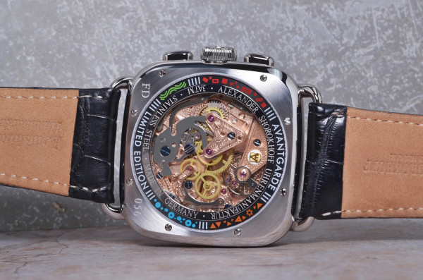 ALEXANDER SHOROKHOFF SQUARE&ROUND 44.5MM LIMITED EDITION 30PIECES AS.SR01-4