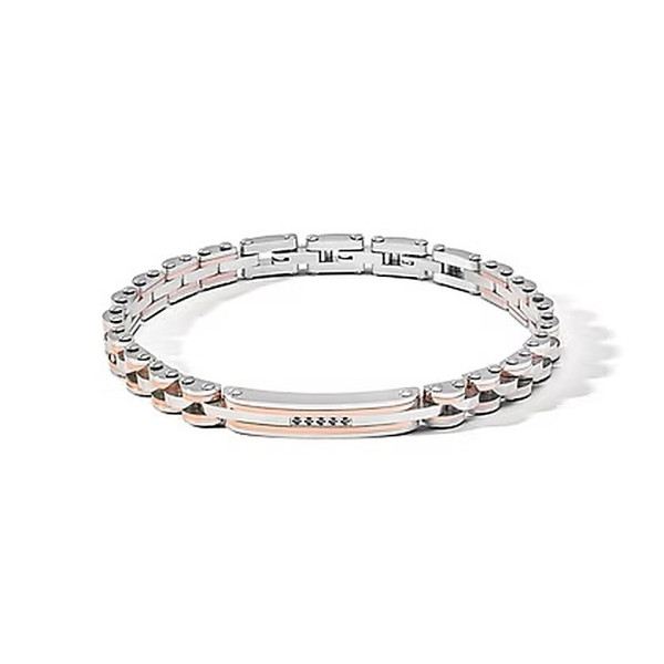 COMETE BRACELET STEEL, CUBIC ZIRCONIA UBR1173
