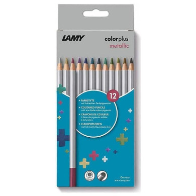 Цветни моливи Lamy - Colorplus Metalic - 12x броя