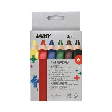 Цветни моливи Lamy 3plus - 6x цвята