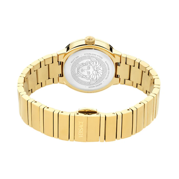 Versace Greca Logo Pearl VE0S00525 дамски модел със златно IP покритие – classicwatches.bg