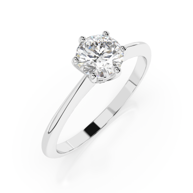 CARA Златен пръстен с диамант 0.50 ct GIA сертификат K101-10027W