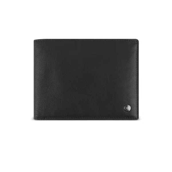 Мъжки кожен портфейл Bugatti - Black Magic 4CC, черен, с RFID защита