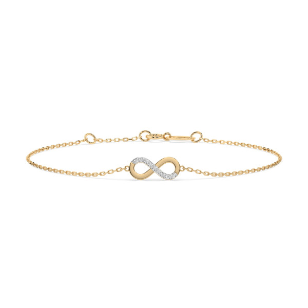 Cara гривна с диаманти 0.05 ct – ЗЛАТНО БИЖУ 14К K105-10009Y/14K