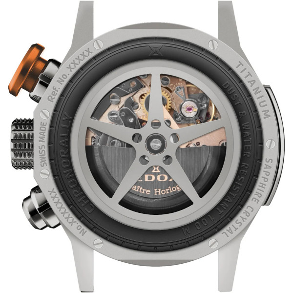 Edox Chronorally Big Date Chronograph 01129 Ttnjcn Bunj