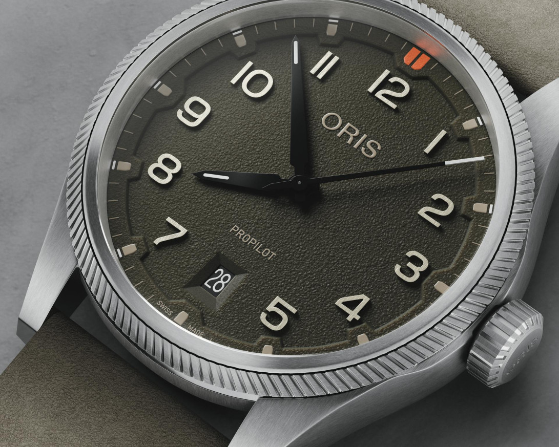 ЧАСОВНИК ORIS PROPILOT DATE 41MM 733 7805 4167 07 6 20 16LC