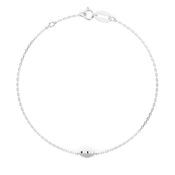 Cara гривна с диаманти 0.09 ct – ЗЛАТНО БИЖУ 14К K105-10012W/14K