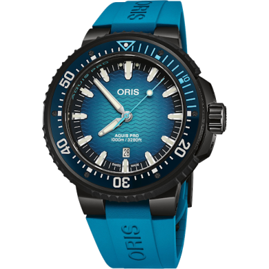 ЧАСОВНИК ORIS AQUIS PRO 1000М 49.5 ММ 01 733 7801 7255-SET