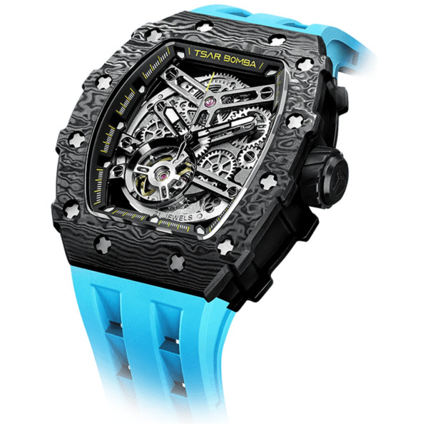 TSAR BOMBA T-Elemental Carbon Fiber Fashion Blue TB8208CF-41