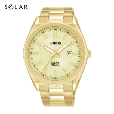 LORUS SOLAR 42.5MM MEN`S WATCH RX356AX9