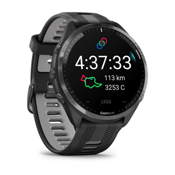 GARMIN FORERUNNER® 965 CARBON GREY DLC TITANIUM 47MM 010-02809-10