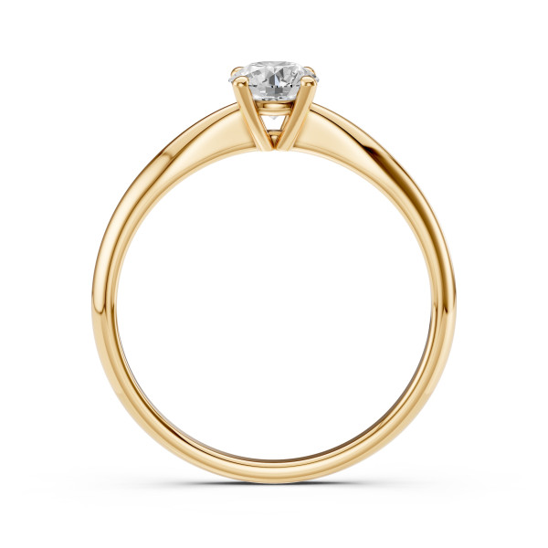 CARA Златен пръстен с диамант 0.40 ct GIA сертификат K101-10021Y