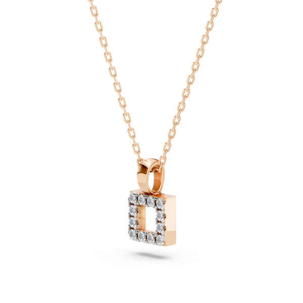 Cara колие с диаманти 0.06 ct – ЗЛАТНО БИЖУ 14К K104-10079R/14K