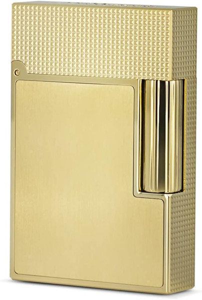 ЗАПАЛКА S.T.DUPONT LIGNE 2 SMALL BRUSHED YELLOW GOLD C18602