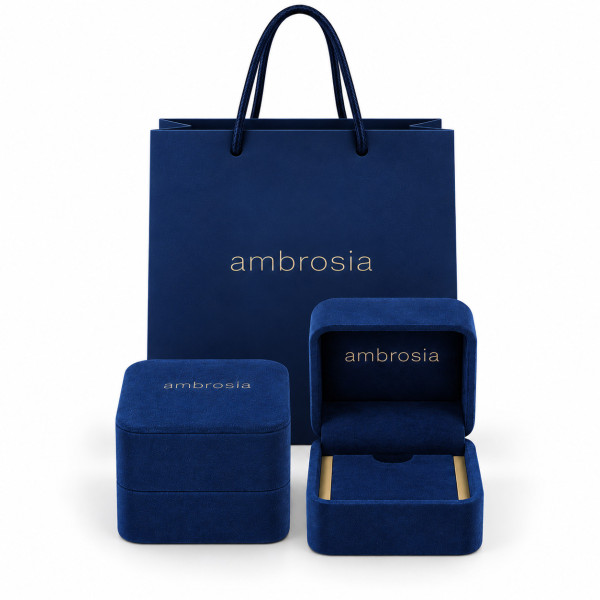 Comete Ambrosia златни обеци с цирконии AOZ361