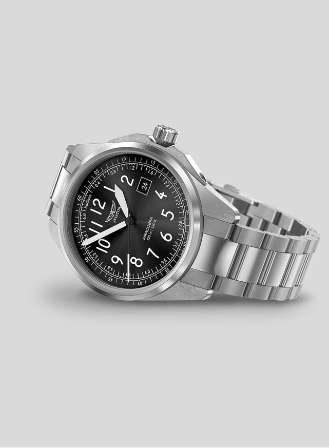aviator v.1.38.0.322.5 стоманена верижка ClassicWatches.bg
