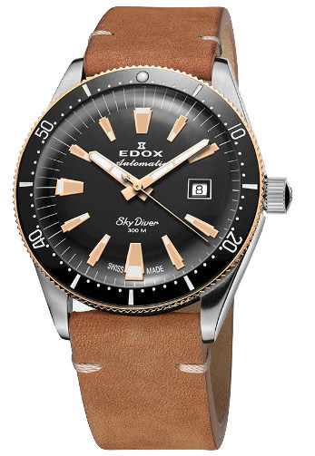 EDOX SKYDIVER LIMITED EDITION AUTOMATIC 42MM MEN`S WATCH 80126 357RNM NIRB