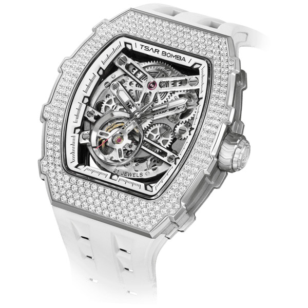 TSAR BOMBA T-Elemental Automatic White TB8208D-11