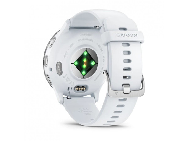 Venu® 3 - Venu® 3 Silver безел с Whitestone корпус и силиконова каишка