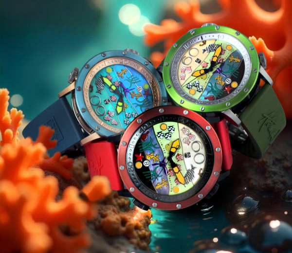 Часовник ALEXANDER SHOROKHOFF FLENSI 45MM LIMITED EDITION 60PCS AS.DD06-TG