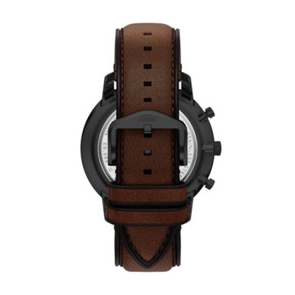fossil fs6163 мъжки 44 мм кафява кожена каишка classicwatches.bg