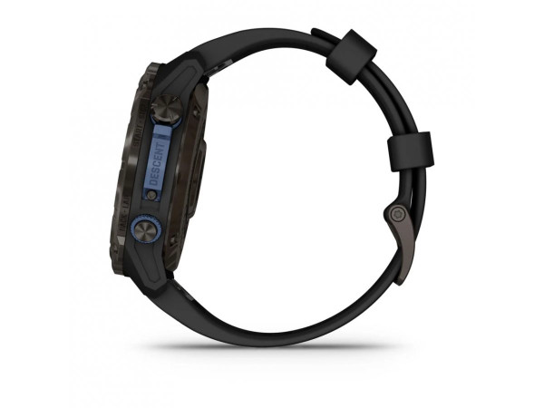 GARMIN DESCENT MK3I 51ММ CARBON GREY DLC ТИТАН С ЧЕРНА СИЛИКОНОВА КАИШКA 010-02752-11