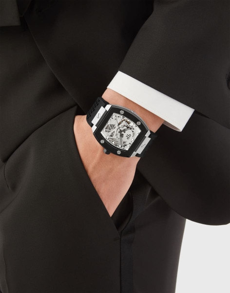 Philipp Plein PWBAA2023 мъжки скелетон часовник