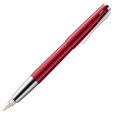 Писалка Lamy - Studio Piano Red, М размер златно перо, червен лак