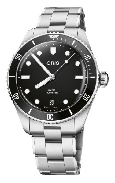 часовник мъжки автоматичен oris divers date 733 7795 4054 отпред ClassicWatches.bg
