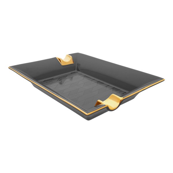 Пепелник S.T.Dupont Ashtray Porcelain Monogram 1872 Black 6479