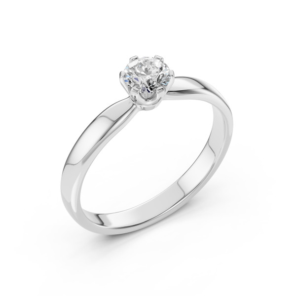 CARA Златен пръстен с диамант 0.40 ct GIA сертификат K101-10040W 