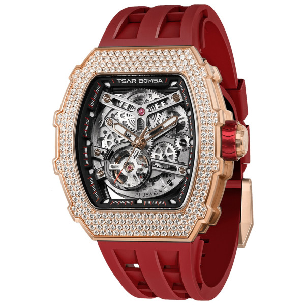 TSAR BOMBA T-Elemental Automatic Red TB8208D-12