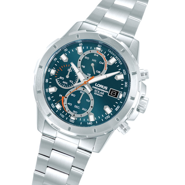 Lorus RZ603AX9 мъжки соларен хронограф със светлосин циферблат – ClassicWatches.bg