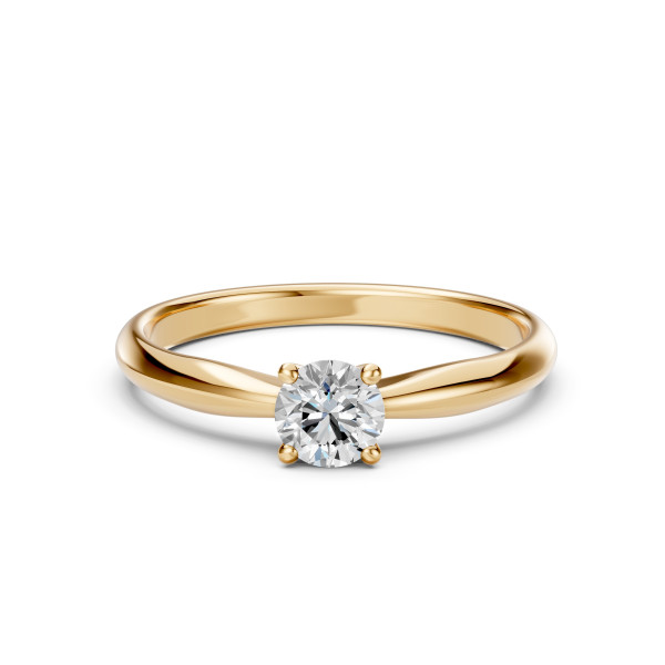 CARA Златен пръстен с диамант 0.40 ct GIA сертификат K101-10021Y