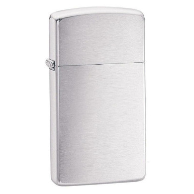 Запалка Zippo 1600  Brushed Chrome, Slim