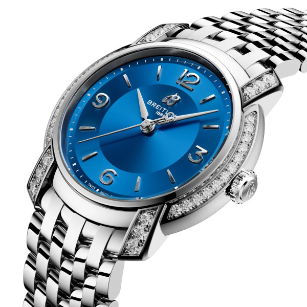 часовник BREITLING Lady Premier Automatic A77330671C1A1 с корпус от стомана и диаманти – classicwatches.bg