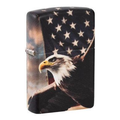 Запалка Zippo - Eagle USA Flag Design