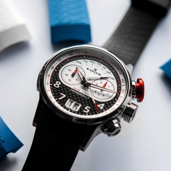 Watch EDOX CHRONORALLY CHRONOGRAPH 45MM LIMITED EDITION 38003 TINR CANBR
