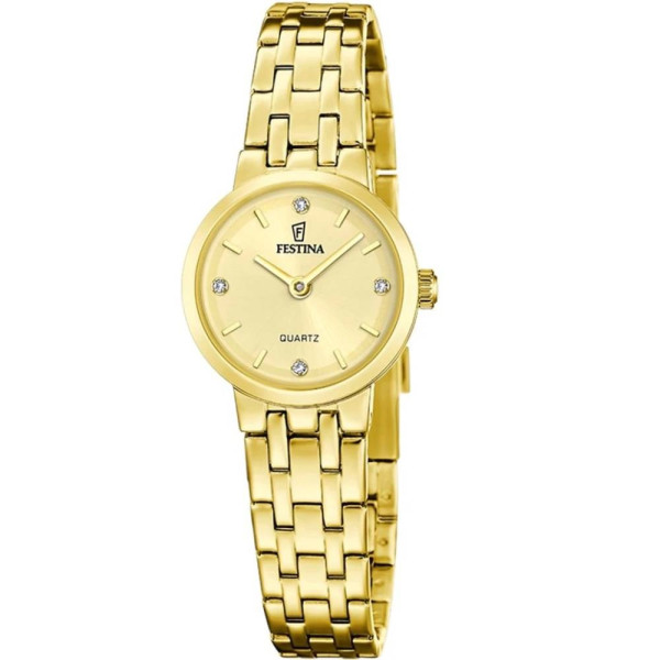Festina F20748/2 дамски часовник със златно PVD покритие – classicwatches.bg