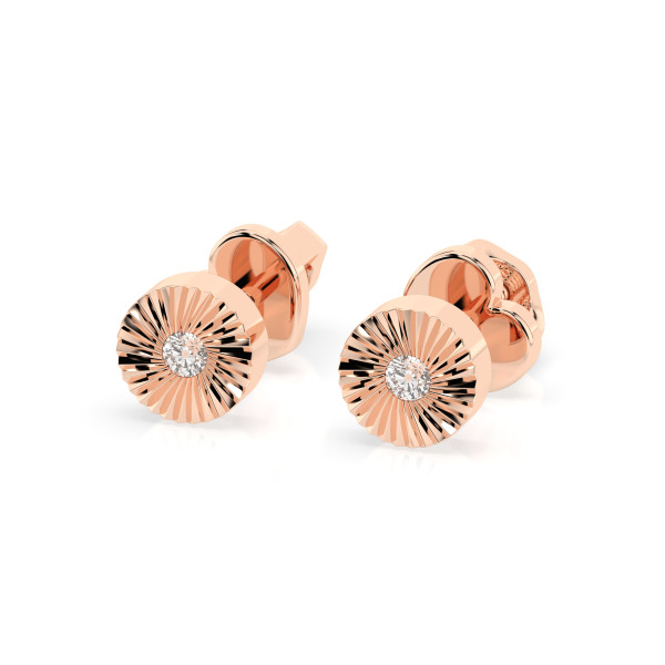 CARA DIAMANTI Златни обеци с диаманти K102-10010R