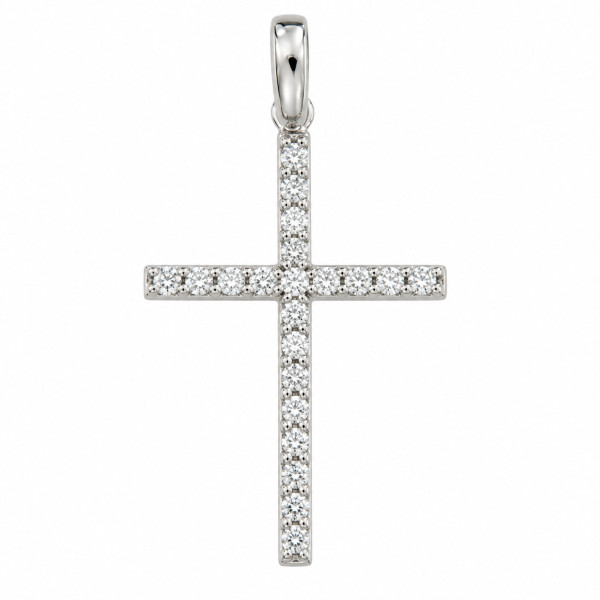Cara Diamanti gold necklace with diamonds CLN1494H