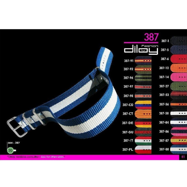 Текстилна каишка NATO Diloy CP000387