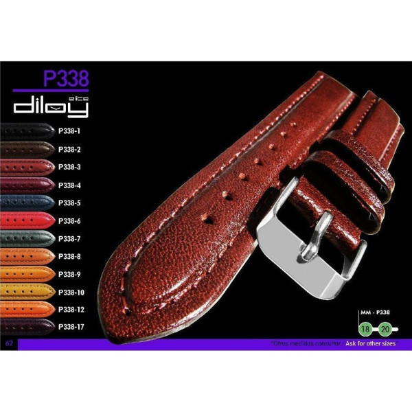 Кожена каишка Diloy CP00P338