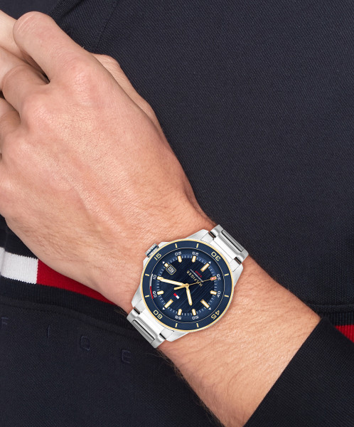 часовник tommy hilfiger 1792229 мъжки син циферблат classicwatches.bg