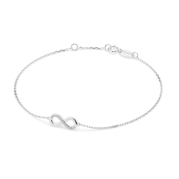 Cara гривна с диаманти 0.05 ct – ЗЛАТНО БИЖУ 14К K105-10009W/14K