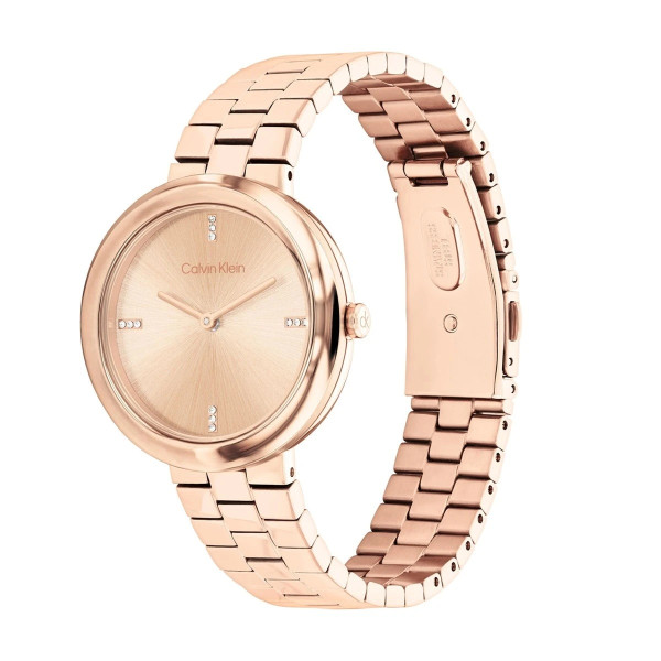 Calvin Klein 25100095 дамски часовник розово злато ClassicWatches.bg

