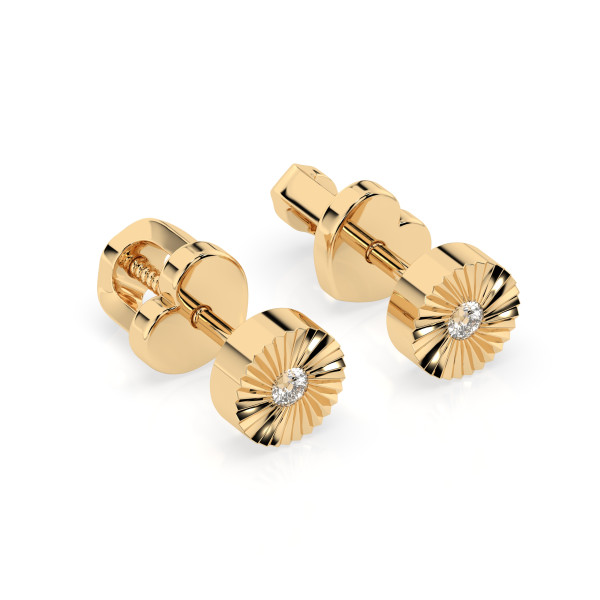 CARA DIAMANTI Златни обеци с диаманти K102-10049Y