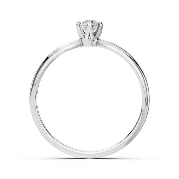 Cara пръстен с диамант 0.20 ct – ЗЛАТНО БИЖУ 14К K101-10040W(3.7)/14K