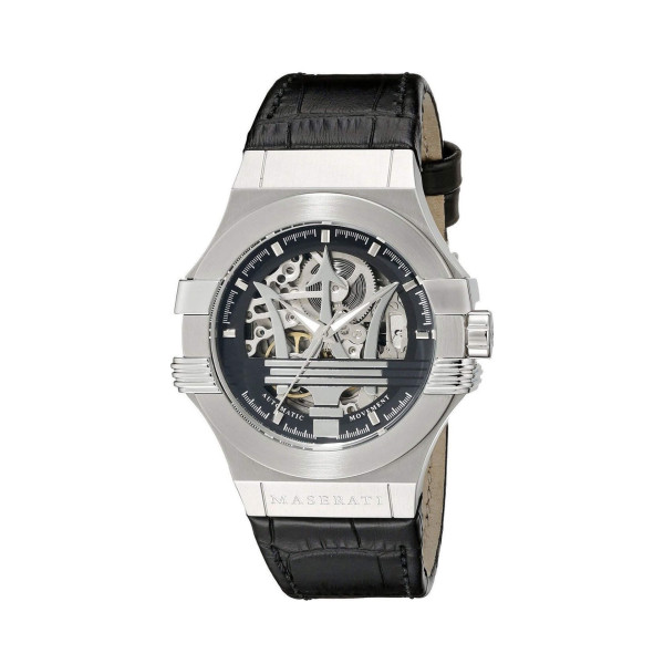 Maserati Potenza Automatic Silver Skeleton