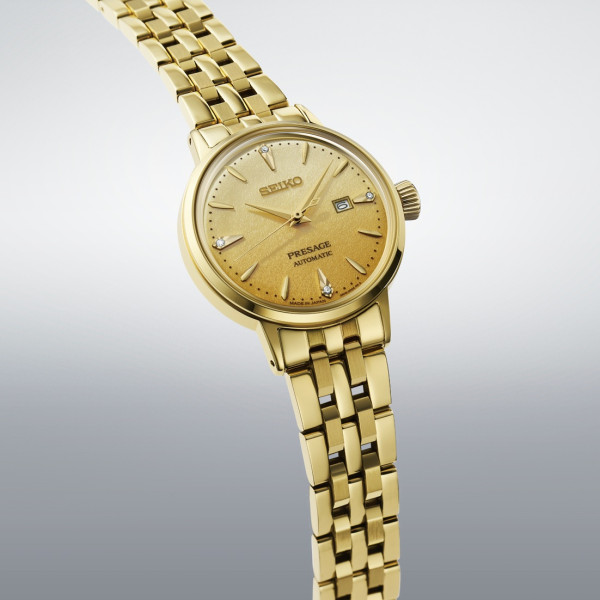 seiko sre018j1 розово-златист корпус и циферблат ClassicWatches.bg
